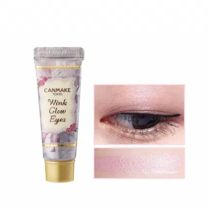 日本CANMAKE井田 单色眼影膏眼影蜜 润色持久 #03 限定欧若拉紫