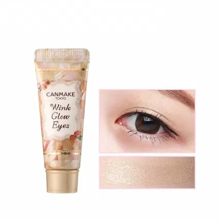 日本CANMAKE井田 单色眼影膏眼影蜜 润色持久 #04 金粉珠光