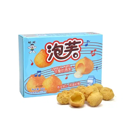 旺旺 泡芙 牛奶味 60g