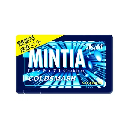 日本ASAHI朝日 MINTIA COLDSMASH清凉薄荷 喉糖 7g