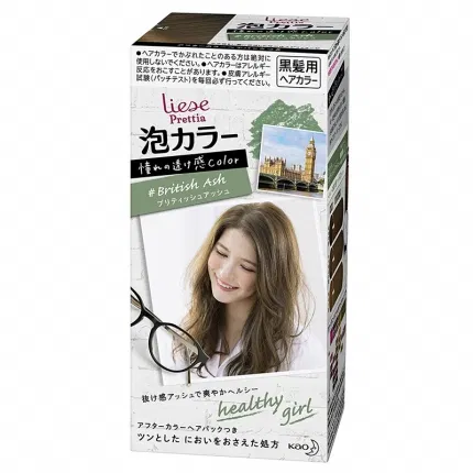日本Kao花王 Liese Prettia 泡沫染发剂 #英式灰粽 2018年新色