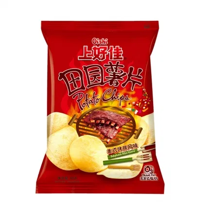 OISHI上好佳 田园薯片 美式烤排风味 50g