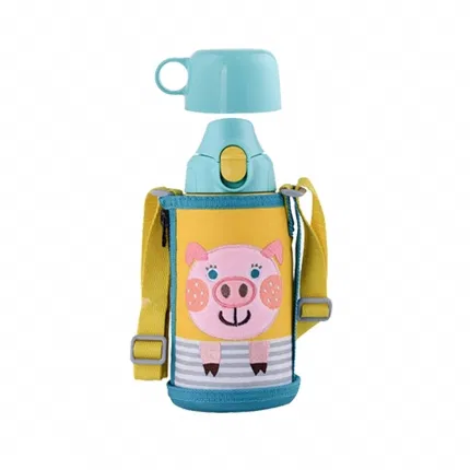 日本TIGER虎牌 儿童保温杯 600ml 小猪