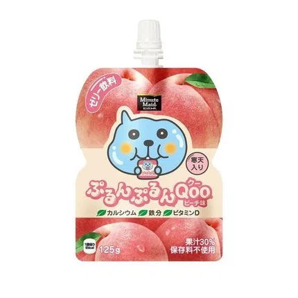 日本Qoo酷儿 果冻 白桃味 125g