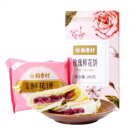 稻香村 鲜花玫瑰饼 200g