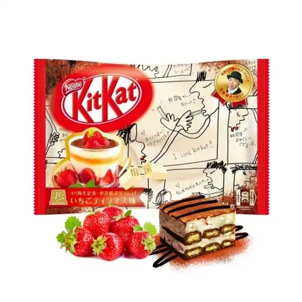 【45周年纪念口味】日本雀巢 KITKAT 草莓提拉米苏芝士威化饼 128g 11枚入
