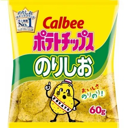 日本Calbee卡乐比 薯片 海苔味 60g