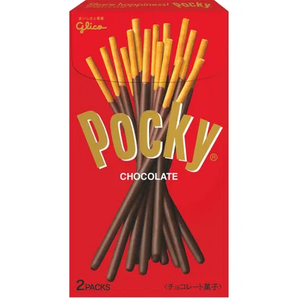 日本GLICO格力高 Pocky 巧克力饼干 内含2袋
