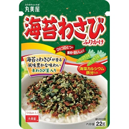 日本MARUMIYA丸美屋 饭团拌饭料 海苔芥末味 22g