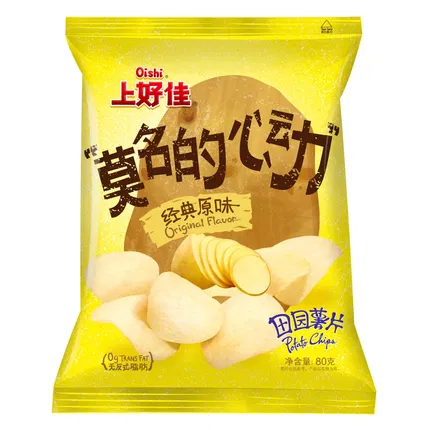 OISHI上好佳 田园薯片 原味 80g