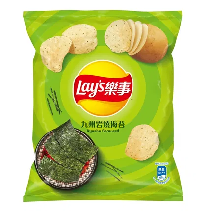 乐事 薯片 九州岩烧海苔 34g