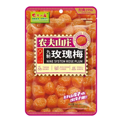 农夫山庄 九制玫瑰梅 108g