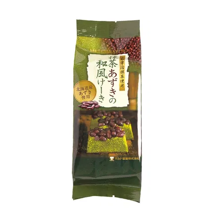 日本MARUTO玛璐托 宇治抹茶红豆蛋糕 120g