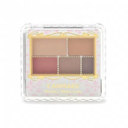 日本CANMAKE井田 裸色哑光五色眼影 #03 勃艮第色