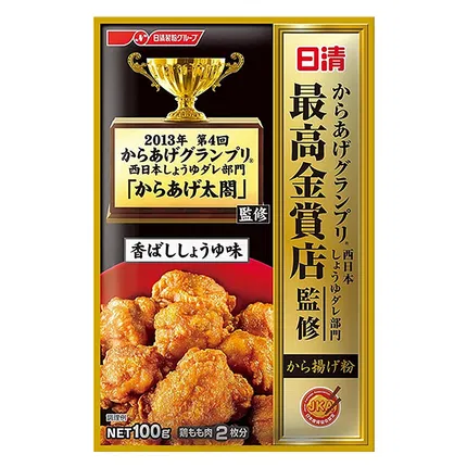 保质期2025-11-10【最高金赏店监修】日本NISSIN日清 炸鸡粉 酱油风味 100g