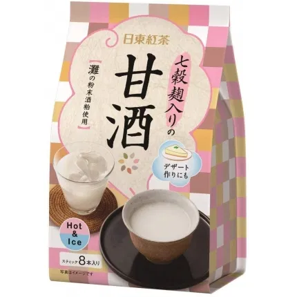 日本Nittoh日东红茶 七谷甘米酒 8条入