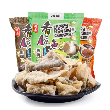 润志 香脆鱼皮 100g 2味选