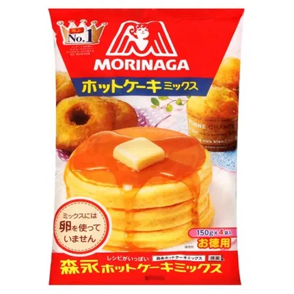 日本MORINAGA森永 蛋糕松饼粉 150g*4袋入