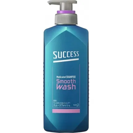 日本KAO花王 Success Smooth Wash 男士洗护二合一洗发水 400ml