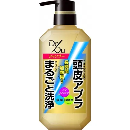 日本ROHTO乐敦 DeOu 男士长效控油去头油洗发水 400ml