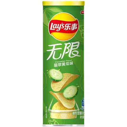 乐事 无限薯片 翡翠黄瓜味 90g