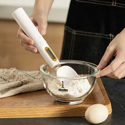 摩登主妇 充电高精度电子计量勺 白色