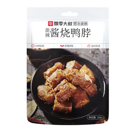 飘零大叔 甜辣酱烧鸭脖 108g