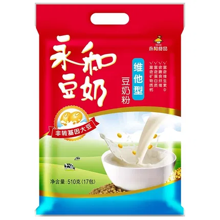 永和豆浆 维他型豆奶粉 大袋 510g 内含17小包