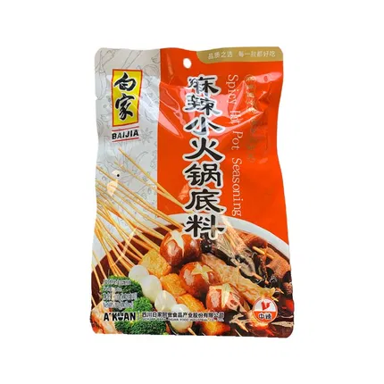 白家 麻辣小火锅底料 中辣 200g