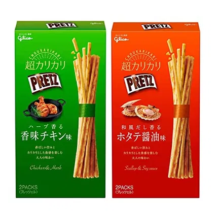 日本GLICO格力高 PRETZ百力滋饼干 两口味选 55g 内含2袋