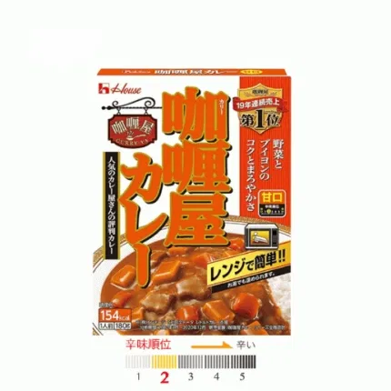 日本House好侍 咖喱屋 即食牛肉咖喱 甘口 200g