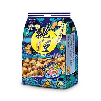 旺旺 挑豆 海苔花生 176g 内含8小包