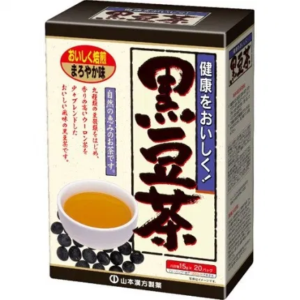 日本YAMAKAN山本汉方 焙煎黑豆茶 15g*20包入