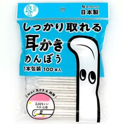 日本Sanyo山洋 清洁棉花棒 100支入