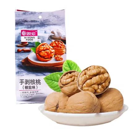 思宏 手剥烤核桃 椒盐味 210g