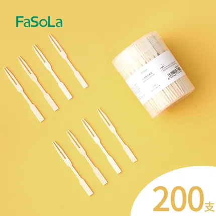 FaSoLa 一次性水果叉 200根装