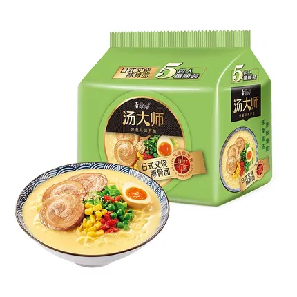 康师傅 汤大师 日式叉烧豚骨面 110g*5包