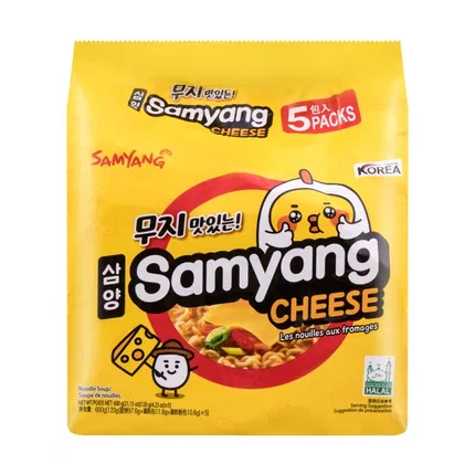 韩国SAMYANG三养 芝士起司拉面  120g*5包
