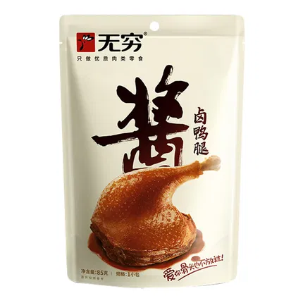 无穷 酱卤鸭腿 单支装 85g