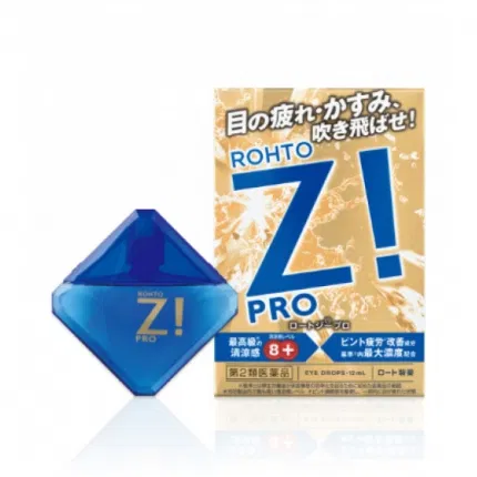 日本ROHTO乐敦 Z! Pro 劲凉眼药水 清凉度8+ 12ml