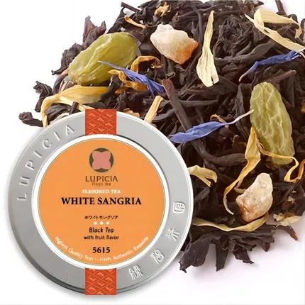 日本LUPICIA White Sangria 白色桑格利亚汽酒红茶 5615TIN 铁盒装 50g