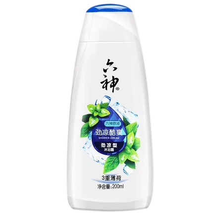 六神 劲凉酷爽沐浴露 劲凉型 3重薄荷 200ml