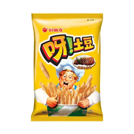 ORION好丽友 呀!土豆 空心薯条 里脊牛排味 70g