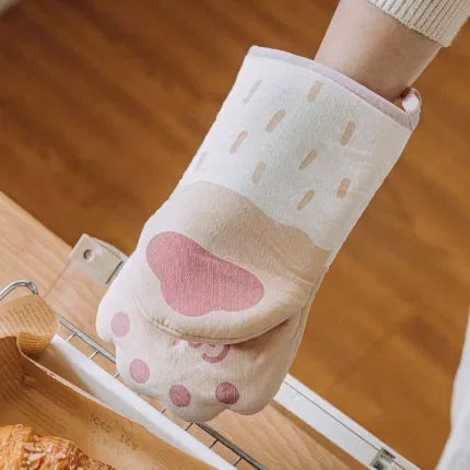 SHUEHO树可 猫爪爪隔热手套 单只装