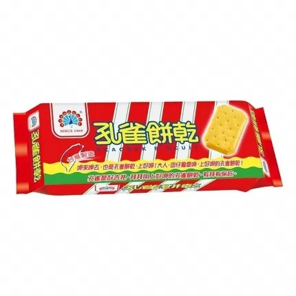 台湾乖乖 孔雀饼干 原味 135g