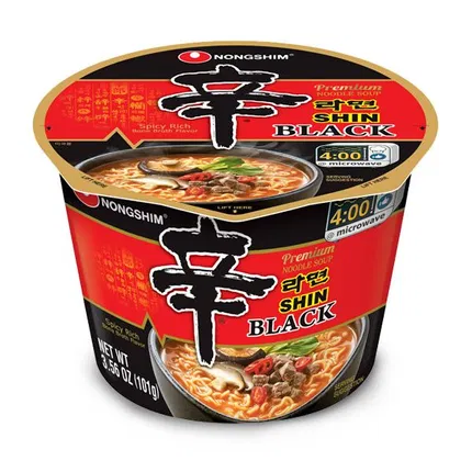 韩国NONGSHIM农心 辛拉面 黑Black 碗装 101g
