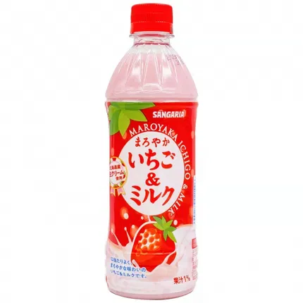 日本SANGARIA三佳利 草莓牛奶风味饮料 500ml