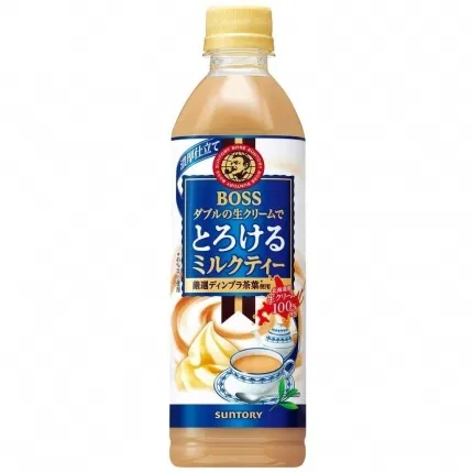 日本SUNTORY三得利 BOSS 丝滑奶茶 500ml