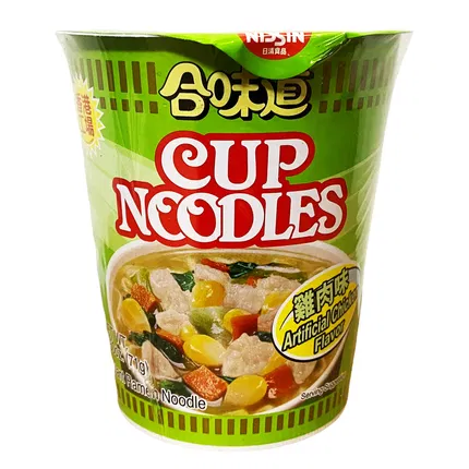 日本NISSIN日清 合味道 鸡蓉味杯面 73g