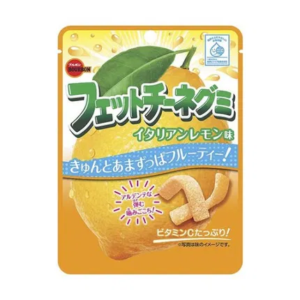 日本BOURBON波路梦 FETTUCCINE软糖 柠檬味 50g